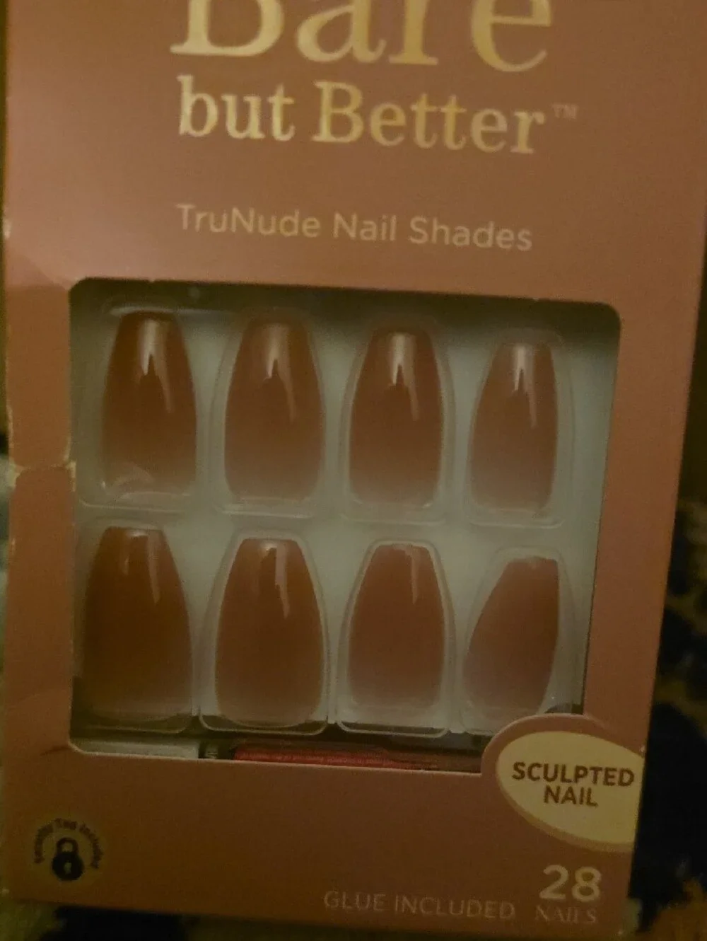 Kiss Bare but Better TruNude Press-On Nails Glamnetic Set